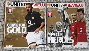 Manchester United 2003/04 Season select from menu of Home FA Cup Programmes - Picture 1 of 3