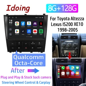 For Toyota Altezza Lexus IS200 1999-05 Touch Screen Android Radio Bluetooth GPS - Picture 1 of 18