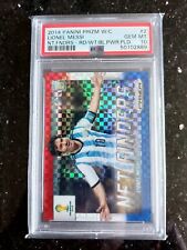 2014 Panini Prizm W/C Red White And Blue Pwr. Net Finder Lionel Messi #2 Psa10