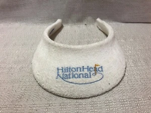 Hilton Head National Golf Club Duckster White Sun Visor Hat - Picture 1 of 4