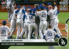 2020 Topps Now Dodgers World Series Champions MLB Baseball Singles-Pick Ur Cards