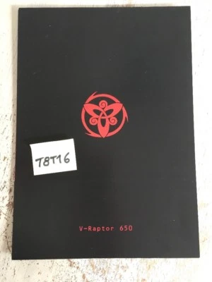 Cagiva 650 Raptor V Raptor Catálogo Moto Folleto Publicidad - Imagen 1 de 4