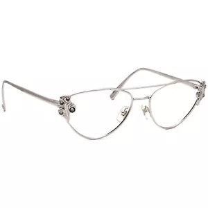Versace Sonnenbrille nur Gestell MOD. 2195-B 1000 Silber mit Strass Italien 56mm - Bild 1 von 6