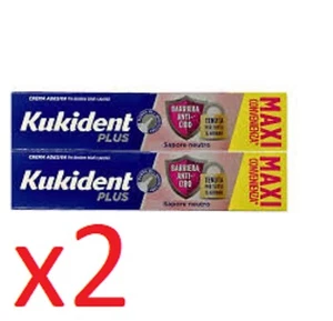 Kukident plus Sigillo Maxi Sapore Neutro Convenienza 57g Offerta 2 pezzi !!!! - Foto 1 di 4