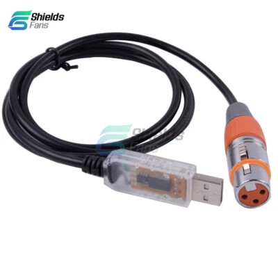 USB to DMX Interface Adapter Cable Stage Light PC DMX512 Controller Dimmer DMX - Image 1 of 4