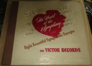 78RPM 12" Victor G 15 (4 record set) The Heart Of The Symphony, clean V+ - Picture 1 of 9