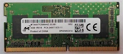 NEW - Original Dell Inspiron 3000 15-3567 2GB RAM Memory DDR4 PC4-2400T Micron - Image 1 of 2