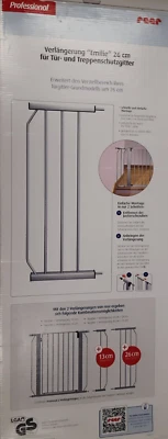 Reer  Verlängerung für Türschutzgitter/Treppenschutzgitter 26 cm in Silber - Bild 1 von 4