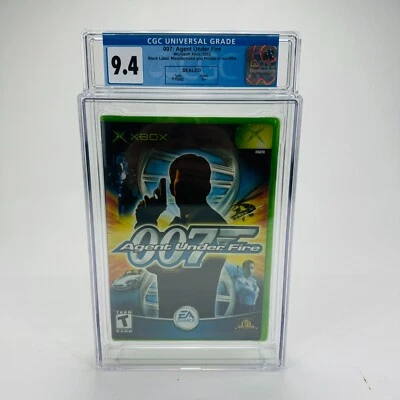 007: Agent Under Fire James Bond - Microsoft Xbox, 2002 New not WATA CGC 9.4 A+ - Image 1 of 4