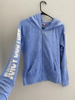 Juicy Couture 全新 XS 夹克 天蓝色上衣 — 第 1/4 张图片