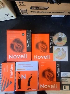 RARE NOVELL NETWARE 5.1 WITH ALL BOOKS AND CD RM4 - Picture 1 of 10