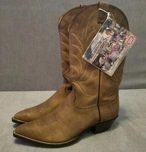 Stivali cowboy uomo Nocona western 10.5E vintage fine anni 90 primi anni 00 usati in ottime condizioni - Foto 1 di 11