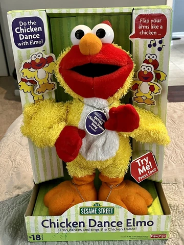Sesame Street Chicken Dance Elmo New in Box 2001 Cover