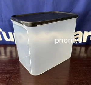 Tupperware Modular Mates 37 Tassen rechteckig rechteckig #4 Behälter schwarz Dichtung - Bild 1 von 3