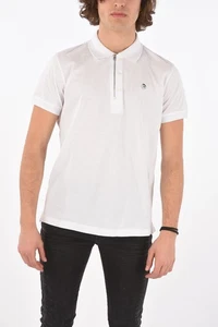 $98 Diesel Men’s T-Hart Short Sleeves Polo Shirt In White Size XL - Picture 1 of 12