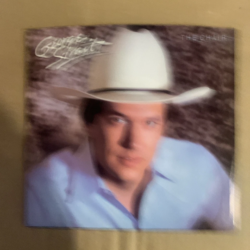 George Strait, 45 rpm, Promo, Blue, VG+, The Chair, MCA-52667 - Image 1 of 3