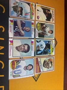 8 Card 1970’s Football Card Lot Riggins-too Tall-warfield-green - Picture 1 of 7