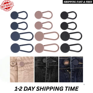 Extensores de botones de 12 piezas para pantalones de mezclilla pantalones expansores de cintura - Imagen 1 de 7