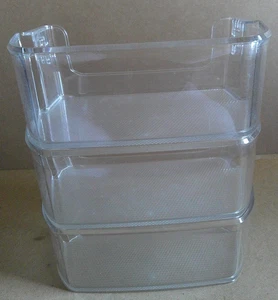 Cubo puerta refrigerador puerta francesa LG #MAN64308401 (juego de tres) genuino OEM - Imagen 1 de 18