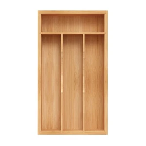 Kleiner Silberbesteck Organizer, Bambus Küche Schublade Organizer, Utensilienhalter, ... - Bild 1 von 6