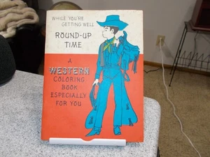 Vintage Round-Up Time Coloring Book - Picture 1 of 4