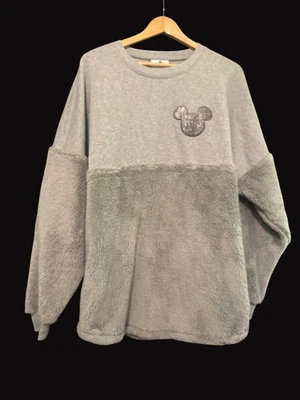 Disney Spirit Jersey L Chicago Gray Sweatshirt Sherpa - Image 1 of 4