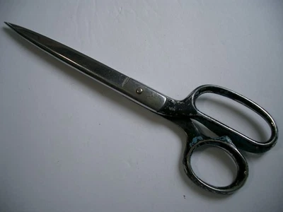 Vintage Clauss #3769 9" Black Handled Sewing Shears - Image 1 of 4