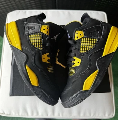 Jordan Retro 4 Preschool Thunder 13c - Imagem 1 de 4
