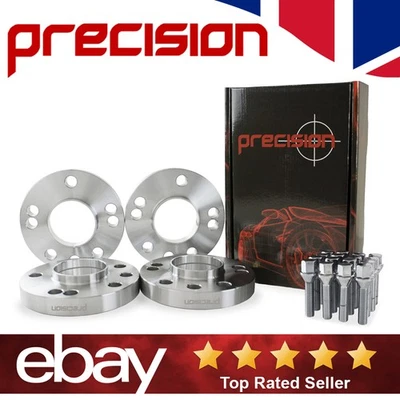 PRECISION Citroen Berlingo Wheel Spacers 20mm with Bolts for Aftermarket Alloys (2x Pairs)