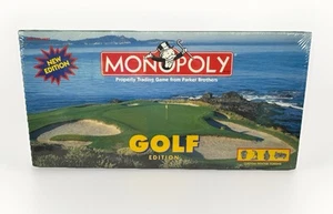 NEW SEALED MONOPOLY GOLF EDITION Game NEW EDITION PARKER BROS 1998 Pewter Tokens - Picture 1 of 5