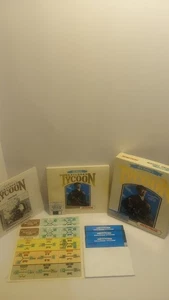 Vintage Sid Meier's Railroad Tycoon Big Box MicroProse IBM PC 5.25" 1990 CIB - Picture 1 of 17