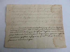 Handschrift 17e Montauban Alte Français Latin Oder Occitan Selten - Picture 1 of 3