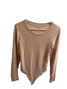 Body Abercrombie And Fitch Suave A&F Acogedor Talla Mediana Beige Algodón - Imagen 1 de 17