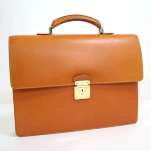 Auth Louis Vuitton M85390 Nomad Robust Calf Briefcase Brown LV F/S - Picture 1 of 10