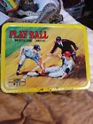 Play Ball Magnetic Game Kit Baseball 1969 Vintage Metal Lunchbox