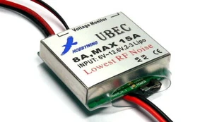 HOBBYWING RC Model 5V 6V / 8A Max 15A Low Noise UBEC BEC AC868 - Picture 1 of 3