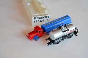 Fleischmann H0 83 5426 K - FINA Tankwagen mit Wiking Tanklastzug FINA in OVP. - Bild 1 von 4