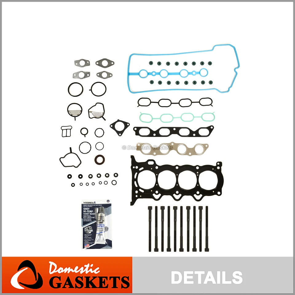 Head Gasket Bolts Set Fits 04-06 Scion xA xB Toyota Echo Yaris 1.5L 1NZFE 1NZFXE - Image 1 of 4