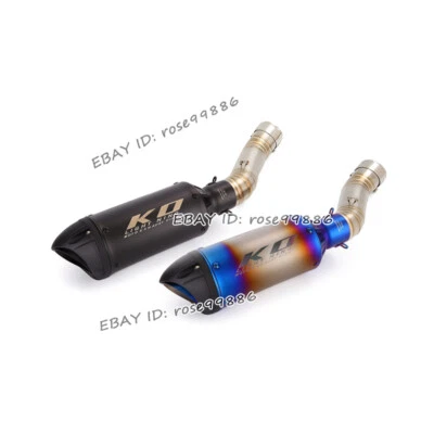 For Honda CBR500R CB500F 2016-2025 Exhaust Middle Link Pipe Black Muffler System - Image 1 of 4