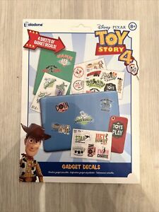 1X 19 Toy Story 4 Wiederverwendbar/Wasserdicht Gadget Aufkleber Aufkleber Offiziell - NEU UK