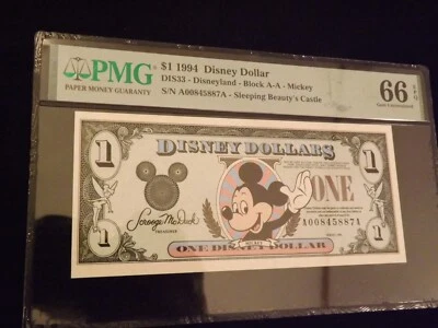 1994      $1          MICKEY          PCGS  66  PPQ - Image 1 of 2