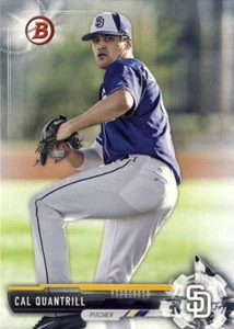 Lote de (100) tarjetas de novato 2017 Bowman Draft Cal Quantrill #BD-21 Padres - Imagen 1 de 1