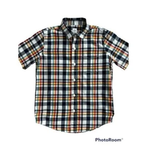 Boys' Short-Sleeve Gap Button-Down Shirt, size large/10 - Picture 1 of 6