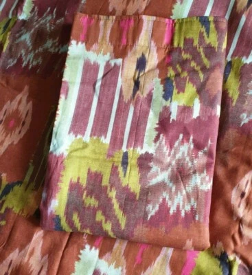 John Lewis Theia Made To Measure Blackout Lined Pencil Pleat Curtains Red - Image 1 of 4