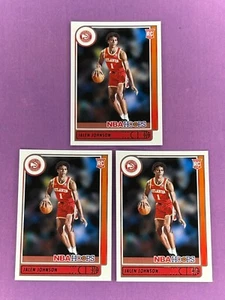 Jalen Johnson 2021-22 Panini NBA Hoops #213 Rookie RC Lot of (3) Duke - Picture 1 of 3