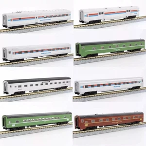 Kato 106-1971 N Scale Amtrak "Rainbow Era" 8-Car Bookcase Set - Picture 1 of 3