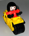 $5 OFF RARE HTF Vintage Fisher Price Little People Motorcycle /Dirt Bike & Rider