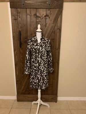 Gabardina para mujer mediana estampado animal 97 % algodón Foto 1 de 4