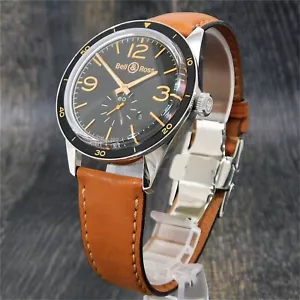 Bell & Ross Golden Heritage BR123-95-SP Automatic Men's Watch #W532 Rise-on - Picture 1 of 18