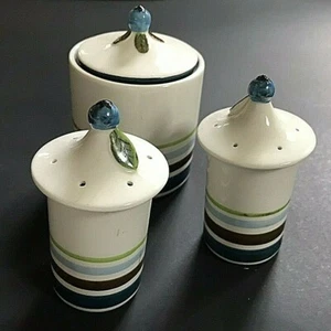 Vintage Holt Howard Salt/Pepper Shakers and Sugar Canister - Pagoda Style - 1963 - Picture 1 of 5